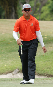 Jose Emmanuel Sajulga contributes 37 points to give Manila Southwoods a one point lead over Canlubang (411-410) in the penultimate round of the 69th PAL Men’s Interclub at the Acacia Lakeview course of Mimosa Golf & Country Club in Clark, Pampanga. CONTRIBUTED PHOTO