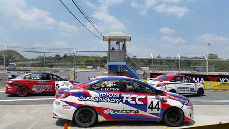 There are 50 cars competing in the 2016 Vios Cup with teams as far as Cabanatuan City and Cebu fielding participants. PHOTO BY MIKE POTENCIANO