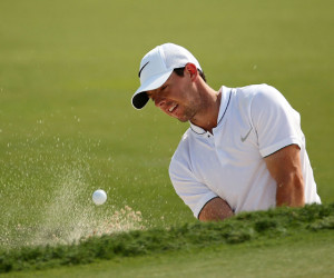 Rory McIlroy of Northern Ireland plays during a practice round ahead of the Cadillac Championship at Trump National Doral on Thursday in Doral, Florida. AFP PHOTO 