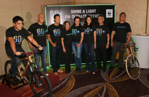 WWF-Philippines led by its president and CEO Joel Palma and board chairman Gigi Montinola 3rd (first and second from right) announces that for 2016, Earth Hour is slated on March 19 with activites to be staged at the Quezon City Memorial Circle