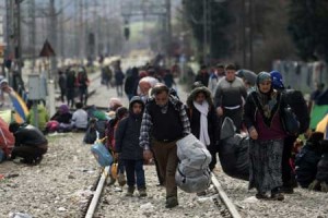 Idomeni (Greece) - Some 13,000 refugees are crammed in unhygienic conditions on Greece’s border with Macedonia. AFP PHOTO