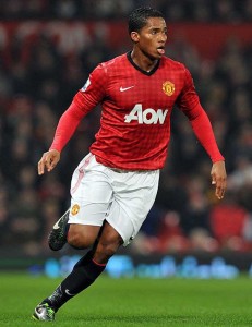 Manchester United’s Ecuador midfielder Antonio Valencia runs with the ball during the English FA Cup.  AFP PHOTO