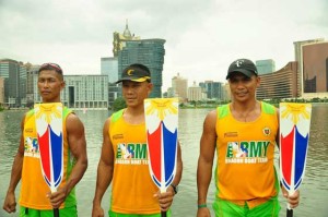 Rowers from the Philippine Army are all set to compete in the 2016 Manila Bay Seasports Festival. CONTRIBUTED PHOTO