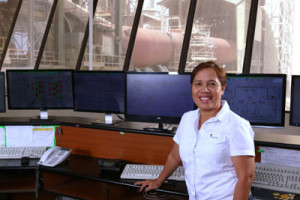 Zita diez balogo, heads of construction solutions company’s cement plant in davao, is among the women who now play important roles in ‘traditionally masculine’ industries 