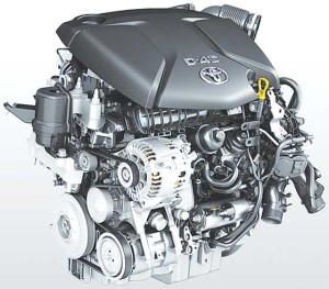 An example of a Toyota diesel engine that is Euro-4 compliant