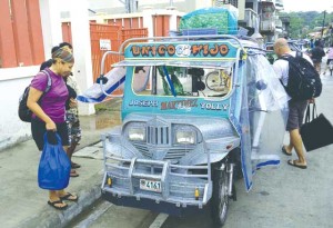 Going around Lubang can be done with a tricycle like this one that was designed to look like a jeepney.