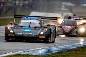Brothers Ricky and Jordan Taylor are aiming to pilot their No. 10 Konica Minolta to a win at the BUBBA Burger Sports Car Grand Prix at Long Beach in California on Sunday. IMSA.COM