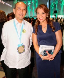 TPB Chief Operating Officer Domingo Ramon Enerio 3rd and PTAA President Maria Michelle Victoria