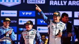 Argentinian rallying champion Marcos Ligato (extreme right) will battle it out with the world’s best during the next round of the World Rally Championships in his home country later this month. WRC.COM 