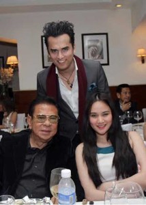  Joseph Calata, former governor Chavit Singson, and Jazz Carreon 