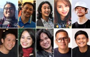 The 12 finalists of Cinemalaya 2016’s Short Film catergory:(Top row, from left) Ogos Aznar, Richard Cawed, Noah del Rosario, Mary Clarence Espiritu, and Mon Garilao; (Bottom row, from left) Ibarra Guballa, Isabel Maria Luz Quesada, John Relano, Milo Tolentino, and Isaias Herrera Zantua