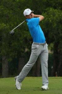 Jordan Spieth plays his shot from the 12th tee during Round 2 at the AT&T Byron Nelson on Saturda in Irving, Texas. AFP PHOTO