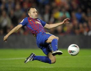 Andres Iniesta  AFP PHOTO