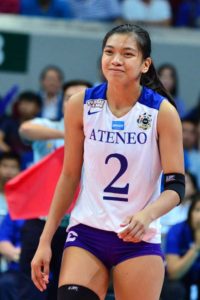 Three-time University Athletic Association of the Philippines Most Valuable Player Alyssa Valdez of Ateneo de Manila University could be one of the possible players to be tapped when the Philippines hosts the International Volleyball Federation (FIVB) World Women’s Club Championship in October.  CONTRIBUTED PHOTO