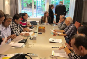 FRESH START This photo posted on incoming peace adviser Jesus Dureza’s Facebook account shows Communist Party of the Philippines founder Jose Maria Sison, other communist leaders, incoming Labor Secretary Silvestre Bello 3rd and observers during the first day of exploratory talks in Oslo, Norway. 