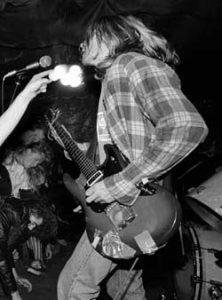 Nirvana’s Kurt Cobain sported the unofficial symbol of grunge movement during his gigs in the ‘90s PHOTO FROM MOJO4MUSIC.COM