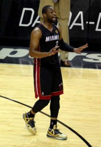 Dwyane Wade No.3 of the Miami Heat AFP PHOTO