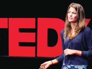  American supermodel Cameron Russell’s talk against modeling has already reached 14 million online viewers PHOTO FROM TED.COM