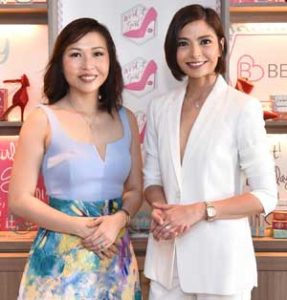 Happy Skin founders Jacqe Yuengtian-Gutierrez (left) and Rissa Mananquil-Trillo