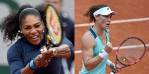 Serena Williams and Samantha Stosur AFP PHOTOS