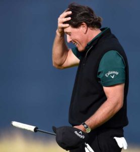 Phil Mickelson  AFP PHOTO