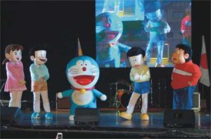 J-pop music is deeply embedded in the hearts of Filipino fans due to the popularity of Japanese anime and manga, including the popular character of Doraemon