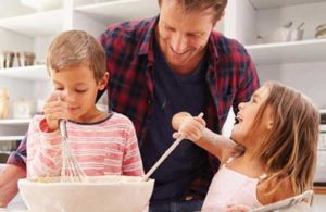 Cooking with your children is a fun way to bond as family NAPSI PHOTO