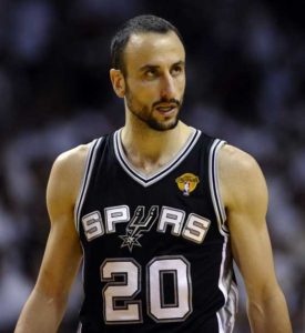 Manu Ginobili  AFP PHOTO