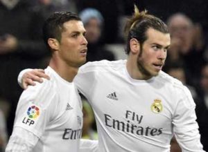 Cristiano Ronaldo (left) and Gareth Bale. AFP PHOTO