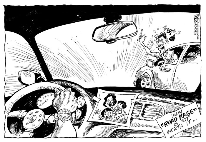 road-rage-EDITORIAL-CARTOON