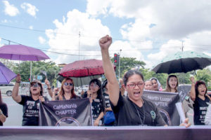 NO FOREVER Proponents of divorce gather at the House of Representatives on Wednesday as the Gabriela party-list group filed its version of the divorce bill for the fifth time. The Philippines is the only country in the world (aside from the Vatican) where divorce is not allowed, except for the Muslim minority. 