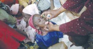 POLIO-FREE A girl receives the oral polio vaccine at a school in the northern Nigerian state of Kaduna. Nigeria recently marked two years without any new cases of the dreaded disease, giving hope that Africa may soon be declared completely free from the virus. PHOTO UNICEF