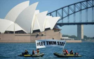 UNDER FIRE Despite criticism of its immigration policy, Australia’s government has strongly defended it, saying it has halted the spate of boat arrivals and drownings of earlier years AFP PHOTO