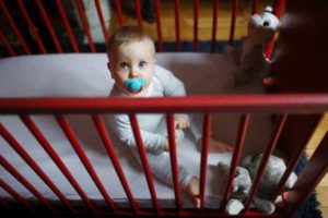 Babies spend as much as 20 hours a day in their cots