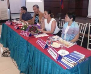 FDCP chairman Liza Diño leads members of NCCA’s Committee on Cinema members in a press conference to announce the upcoming ‘Taragbuan Cinema Rehiyon 8’ film festival in Naga City in October