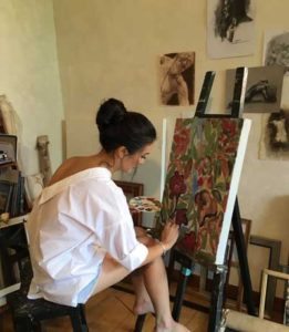 Ongpauco-Escudero started taking her painting seriously in 2013 and has not stopped since then with exhibits and other special projects