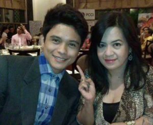 Director Arlyn Dela Cruz with ‘Tibak’ actor Zyrus Imperial