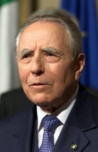 Former Italian President Carlo Azeglio Ciampi. AFP FILE PHOTO