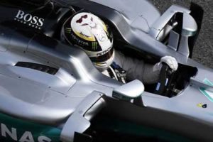 Mercedes AMG Petronas F1 Team’s British driver Lewis Hamilton drives his car during the second practice session at the Autodromo Nazionale circuit in Monza on Saturday ahead of the Italian Formula One Grand Prix. AFP PHOTO