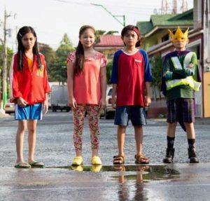 Action-packed and anime-laden, ‘Patintero’ also carries an anti-bullying message. The young cast is led by (from left) Nafa Hilario Cruz, Isabel ‘Lenlen’ Frial, William Buenavente and Claude Adrales. Lending support are Katya Santos and Suzette Ranillo