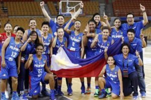 The members of the Perlas Pilipinas Women’s Basketball Team.  PHOTO FROM the official Facebook page of Perlas Pilipinas 