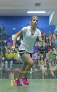 Jemyca Aribado  PHOTO FROM PHILIPPINE  SQUASH ACADEMY FACEBOOK PAGE 