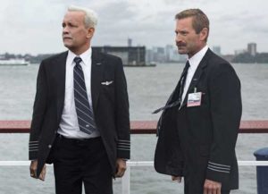 No rest for Sully (Tom Hanks) and Skiles (Aaron Eckhart) until all 155 passengers are accounted for