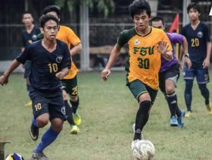  Far Eastern University midfielder Rico Andes leaves his defenders in their previous meeting with National University in the 14th season of Ang Liga.  Photo by Ang Liga Media