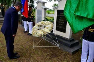 Czech Defense Undersecretary Tomáš Kuchta remembers the deeds of those Czech who took part in the fight in the jungles of Bataan during the World War 2