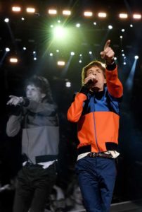  Mick Jagger leads the Rolling Stone’s performance at Desert Trip  AFP PHOTO
