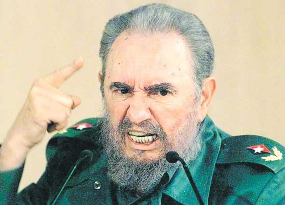 LONG LIVE File photo taken in 1999 shows Cuban President Fidel Castro in a fiery speech. Castro died late on November 25 in Havana, his brother, President Raul Castro, announced on national television. AFP PHOTO