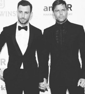 Jwan Yosef and Ricky Martin