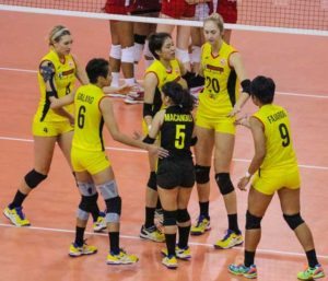 The F2 Logistics Cargo Movers celebrate after a win. CONTRIBUTED PHOTO
