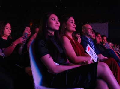 Pop superstar girlfriend Sarah Geronimo proudly watched her man from start to finish